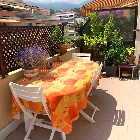 Relax Au Soleil - Avec Grande Terrasse - Proche De La 100 M Et Du Centre Menton